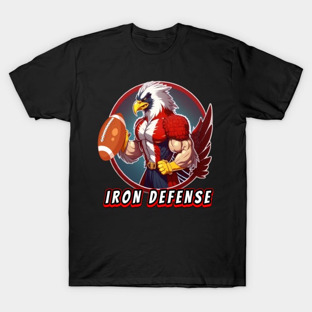 Iron Defense fan football T-Shirt by Designchek⭐⭐⭐⭐⭐